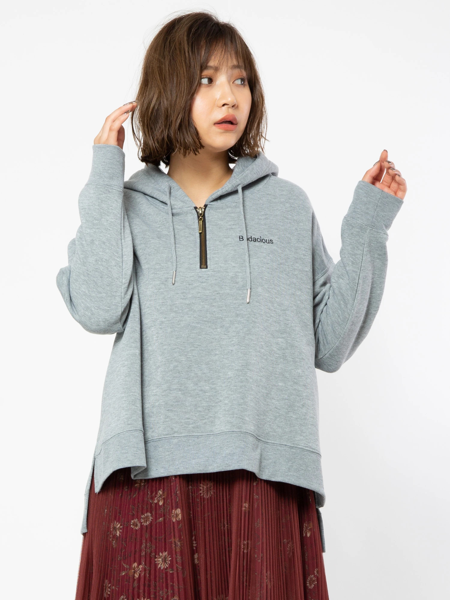 cecil hoodie cardigan