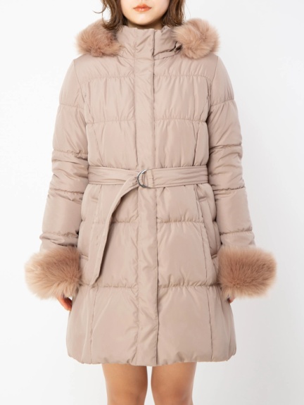 エコファーダウンコート Cecil Mcbee セシルマクビー のダウン ファッション通販 Ailand アイランド