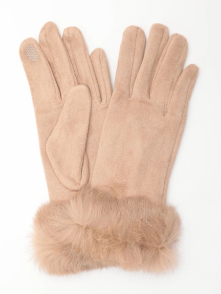 スエード調ラビットファー手袋 Cecil Mcbee セシルマクビー のグローブ ファッション通販 Ailand アイランド