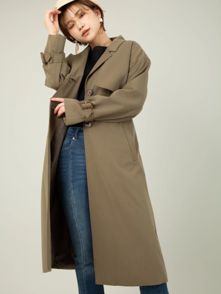 オーバーサイズシングルトレンチコート Cecil Mcbee セシルマクビー のコート ファッション通販 Ailand アイランド オーバーサイズシングルトレンチコート Cecil Mcbee セシルマクビー のコート ファッション通販 Ailand アイランド