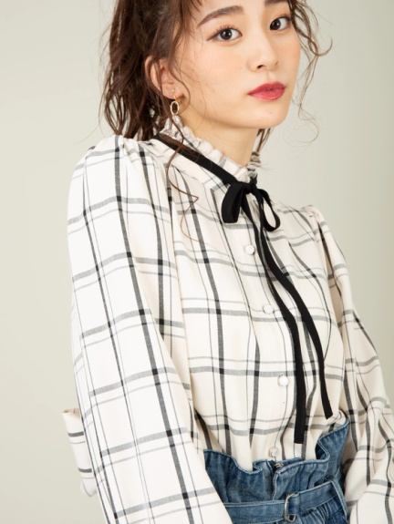 後ろリボンボウタイブラウス Cecil Mcbee セシルマクビー のシャツ ブラウス ファッション通販 Ailand アイランド 後ろリボンボウタイブラウス Cecil Mcbee セシルマクビー のシャツ ブラウス ファッション通販 Ailand アイランド