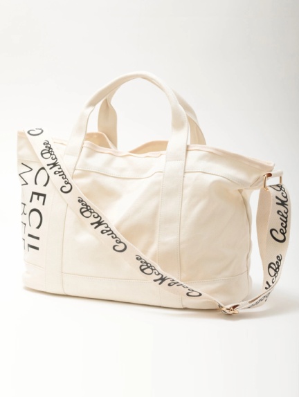 Bigキャンバスロゴbag Cecil Mcbee セシルマクビー のトートバッグ ファッション通販 Ailand アイランド Bigキャンバスロゴbag Cecil Mcbee セシルマクビー のトートバッグ ファッション通販 Ailand アイランド