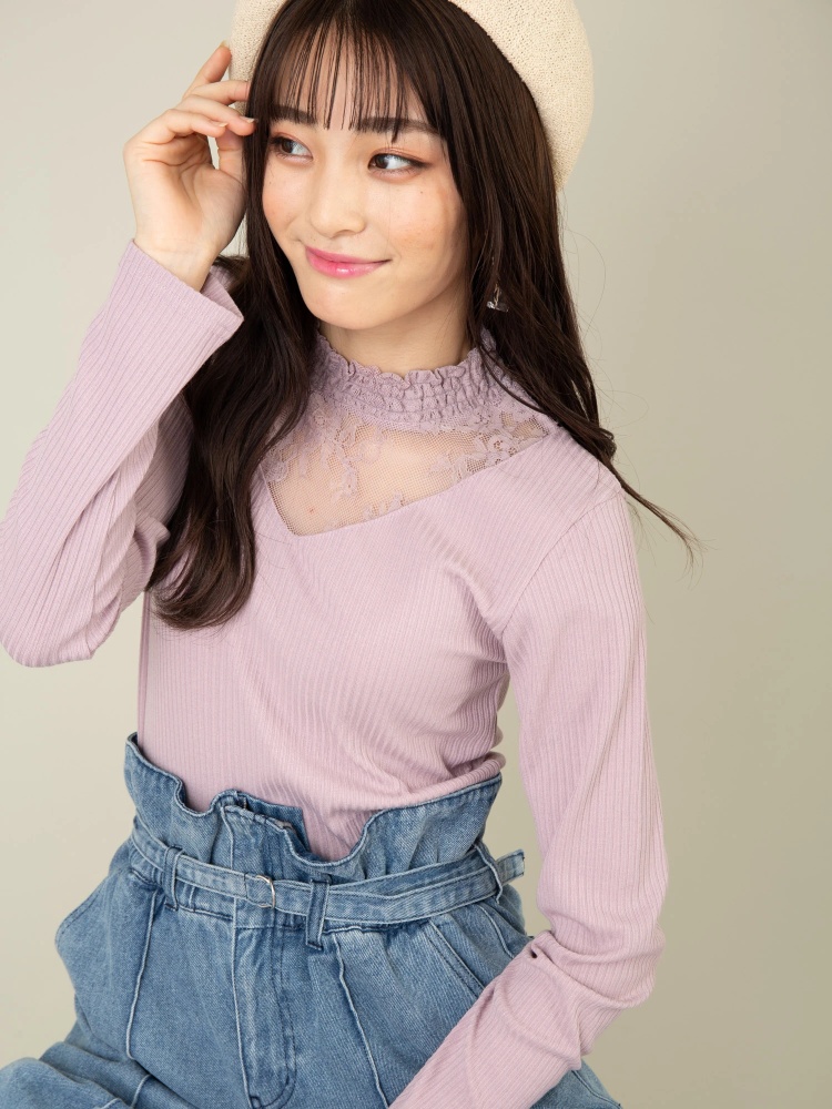 レースドッキングリブtops Cecil Mcbee セシルマクビー のトップス その他 ファッション通販 Ailand アイランド