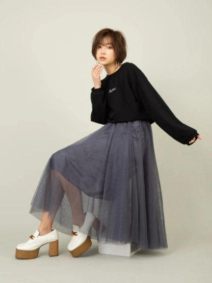 チュールスカート