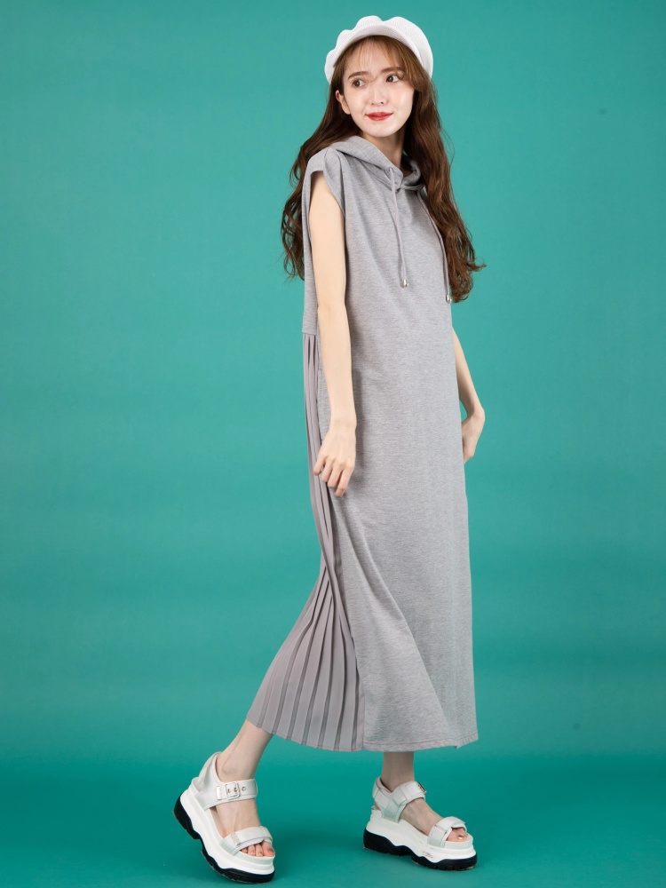 後ろプリーツフード付きワンピース Cecil Mcbee セシルマクビー のマキシワンピ ファッション通販 Ailand アイランド