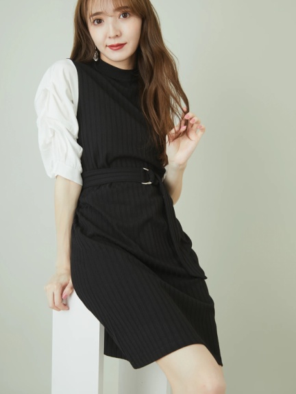 異素材カットワンピース Cecil Mcbee セシルマクビー のワンピース ファッション通販 Ailand アイランド