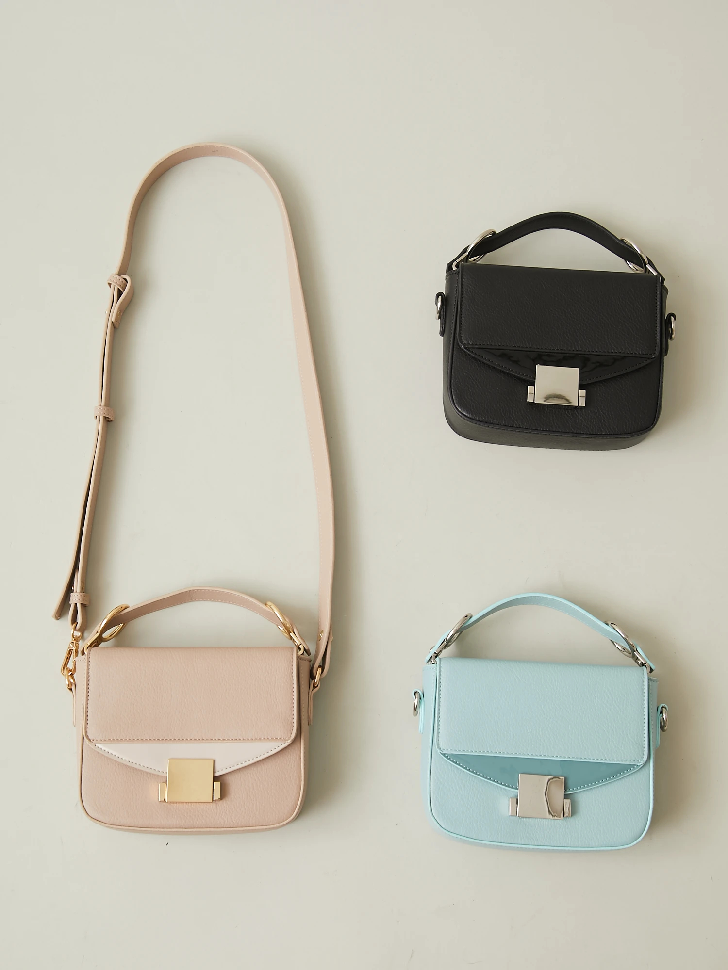 スクエアワンハンドルショルダーBAG