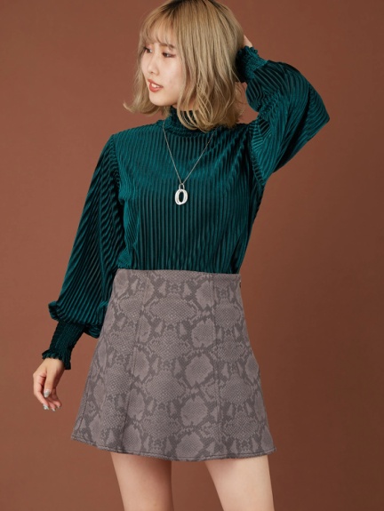 ベロアプリーツtops Cecil Mcbee セシルマクビー のtシャツ カットソー ファッション通販 Ailand アイランド