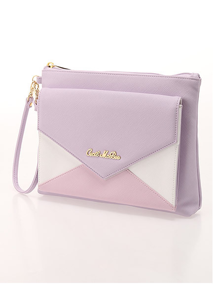 アウトポケット付きクラッチBAG