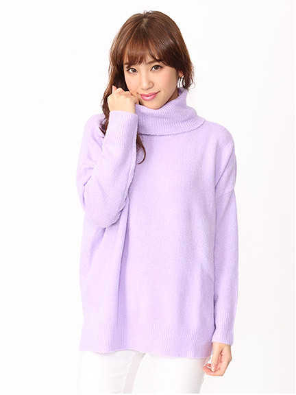 ドロップタートルニットTOPS
