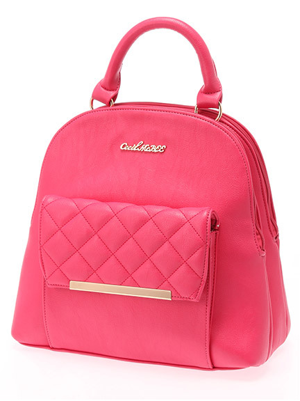 メタルバーキルティングワンハンドルBAG