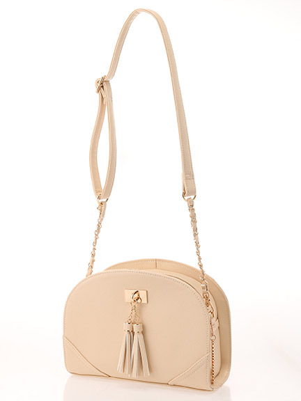 チャーム付きハーフサークルBAG