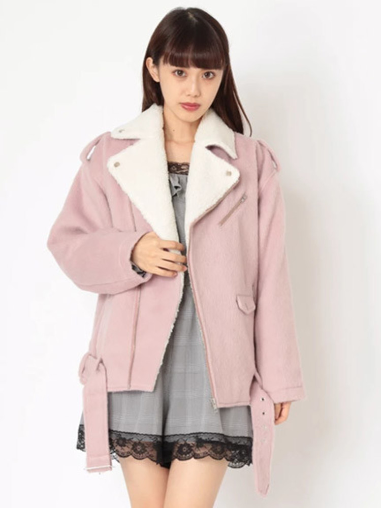 yori 淡いピンク オーバーサイズジャケット yori 淡いピンク オーバーサイズジャケット