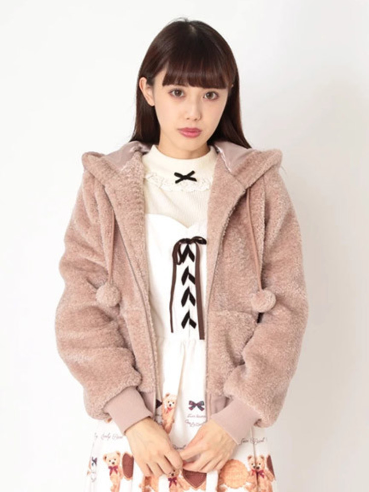 クマ耳ボアブルゾン - Ank Rouge(アンクルージュ)のブルゾン