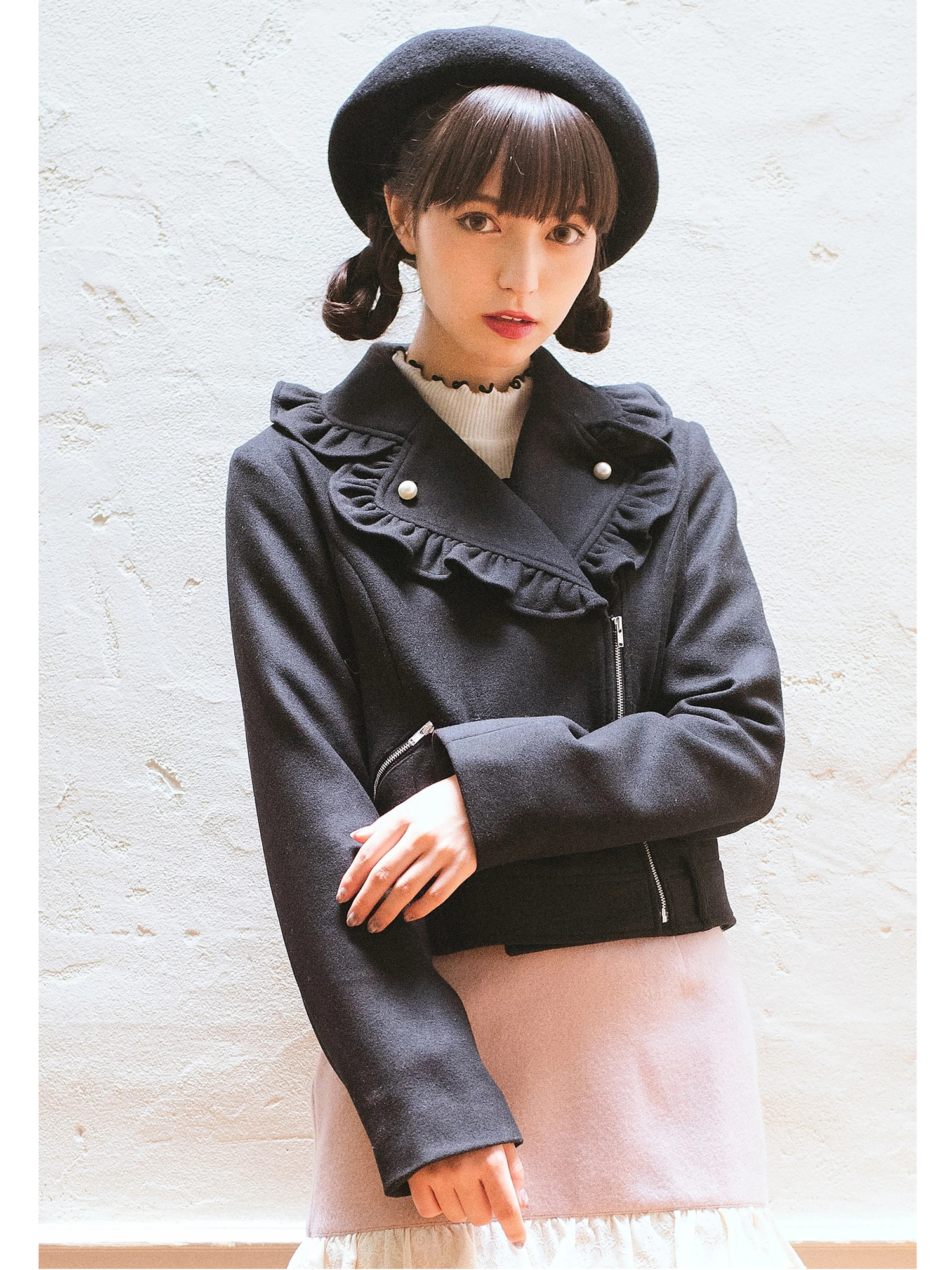 Amazon | [ザクション] ベーシックアンゴラベレー帽 [M便 9/6]2