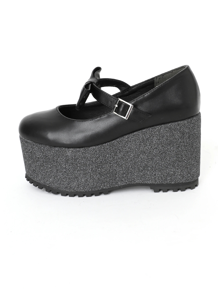 ラメ厚底シューズ - Ank Rouge(アンクルージュ)のシューズ