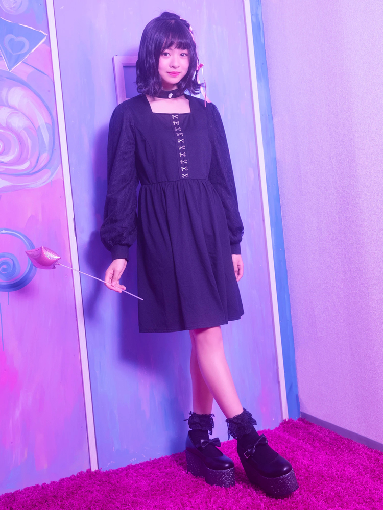 未使用品♡Ank Rouge 厚底シューズ 黒 Lサイズ エンジェルベルト厚底シューズ - Ank Rouge(アンクルージュ)の