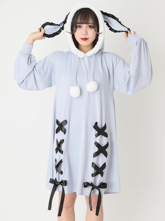 ラビットパーカー - Ank Rouge(アンクルージュ)のワンピース