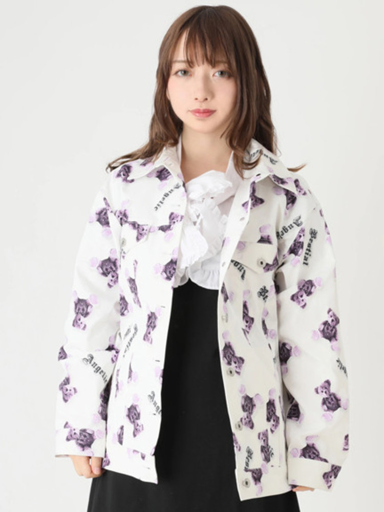 プラージュ　Shantung ジャケット　麻　アイボリー　36 Vintage School セーラーカラージャケット - Ank Rouge(アン