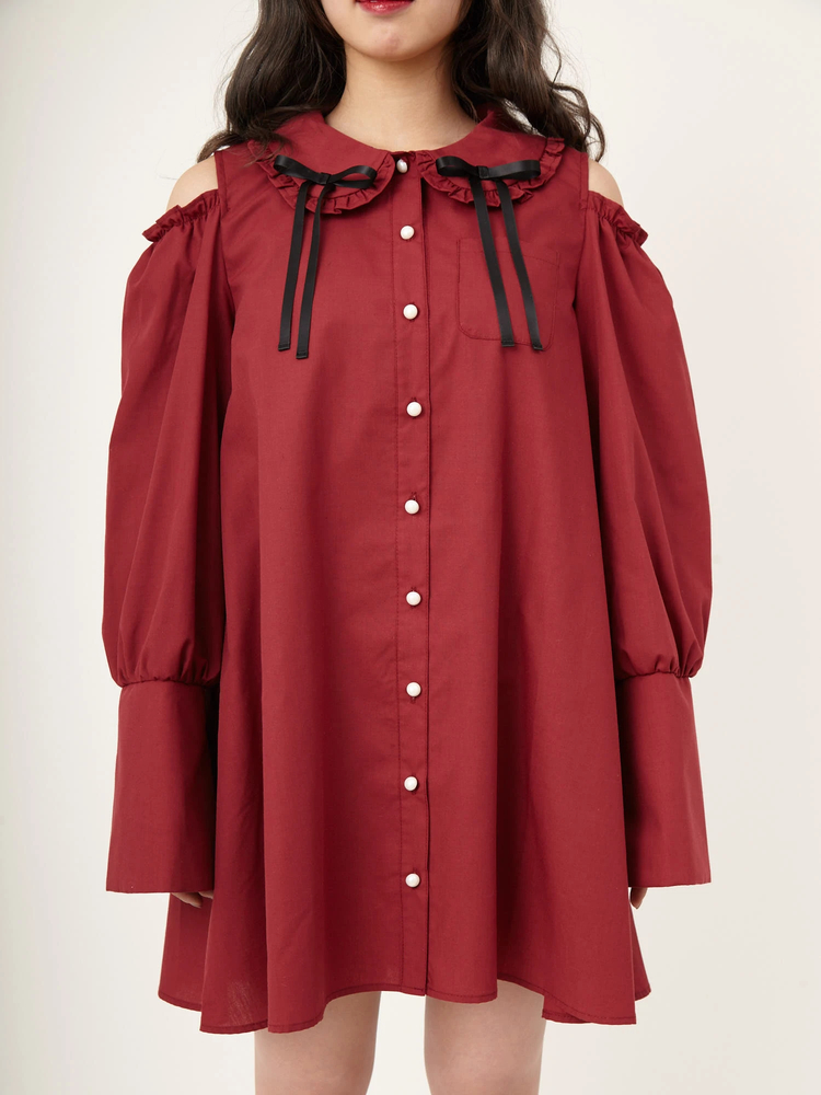 AP STUDIO julia jentzsch シャツワンピ新品 シャツワンピース - Ank Rouge(アンクルージュ)のシャツワンピ