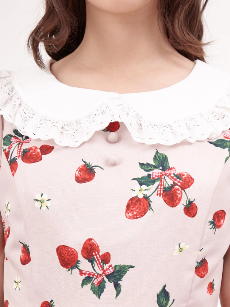 専用【新品】いちごバスケットOPワンピース ピンク StrawberryBouquetOP - Ank Rouge(アンクルージュ)のワンピース