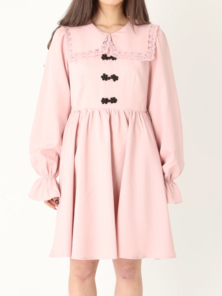 アンクルージュ  チャイナワンピース グレー パンダ タグ付き新品 Ank Rouge - アンクルージュ チャイナワンピース パンダ グレー
