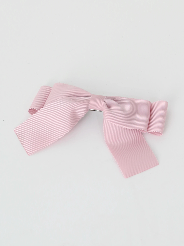 グログランリボンバレッタ - Ank Rouge(アンクルージュ)のヘッドアクセ