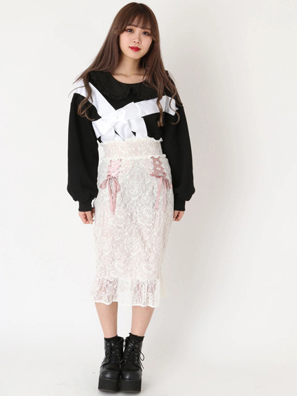 レースタイトSK - Ank Rouge(アンクルージュ)のスカート｜ファッション 