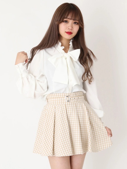 ベルト付きスカパン - Ank Rouge(アンクルージュ)のスカート  