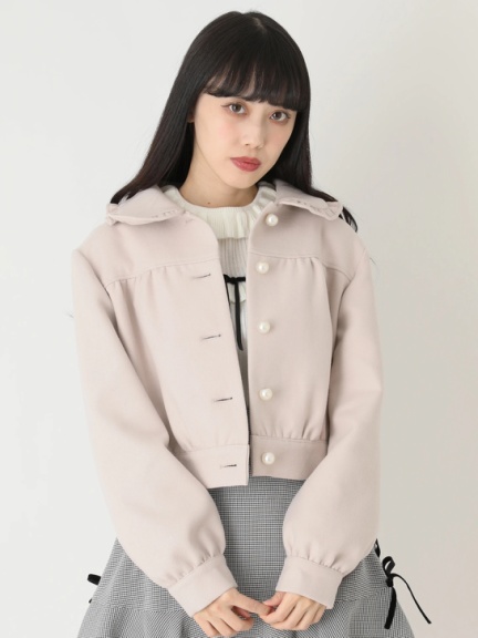 フリル衿ブルゾン Ank Rouge アンクルージュ のブルゾン ファッション通販 Ailand アイランド フリル衿ブルゾン Ank Rouge アンクルージュ のブルゾン ファッション通販 Ailand アイランド