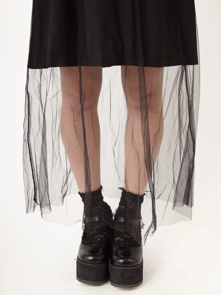 イデアルーチェ❤︎チュールスカート チュール ティアード フレアスカート[品番：TWPW0001546