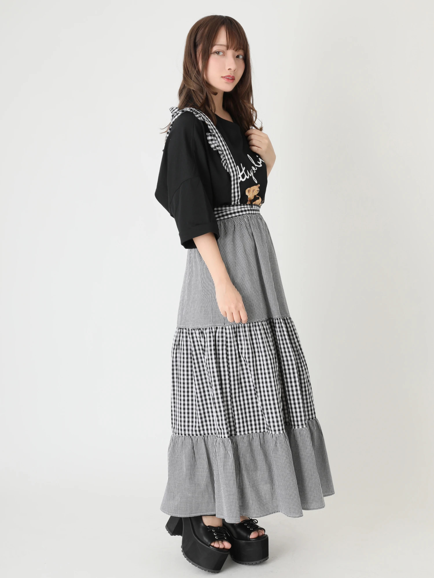 ティアードSK - Ank Rouge(アンクルージュ)のスカート｜ファッション 