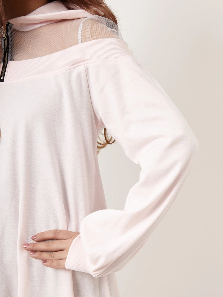 オフショルチュール切り替えカットワンピース - Ank Rouge(アン