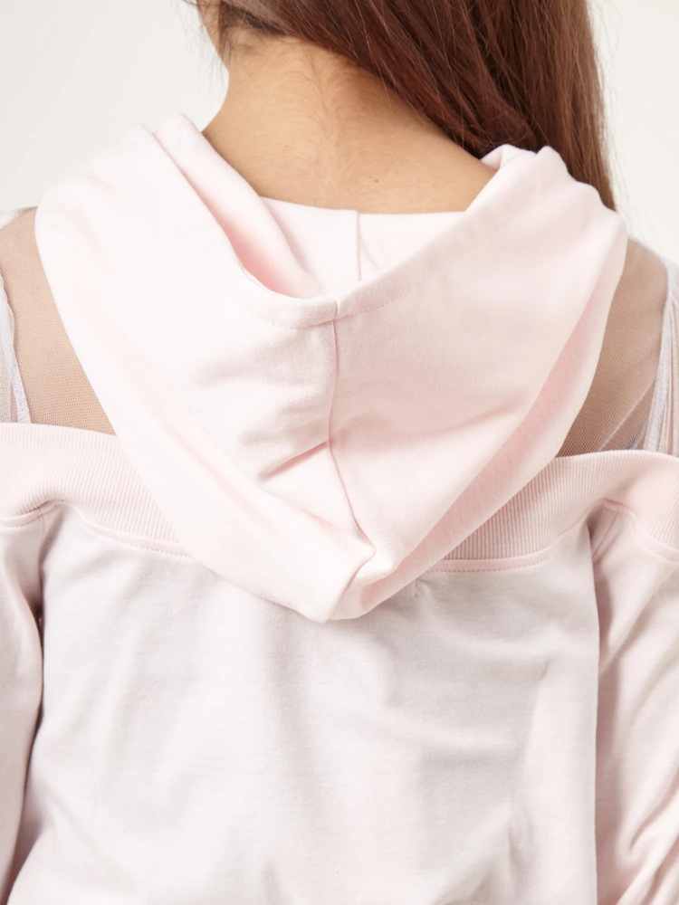 アンクルージュ　ワンショルチュール重ねワンピース　サックス ワンショルチュール重ねワンピース - Ank Rouge(アンクルージュ