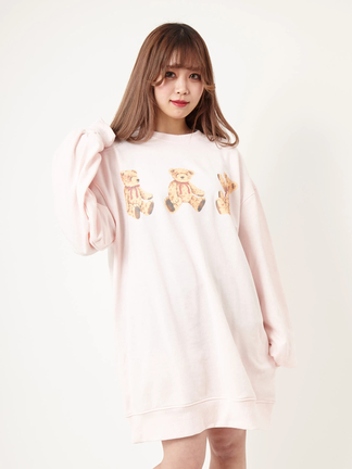 3匹のくまスエット - Ank Rouge(アンクルージュ)のTシャツ・カットソー