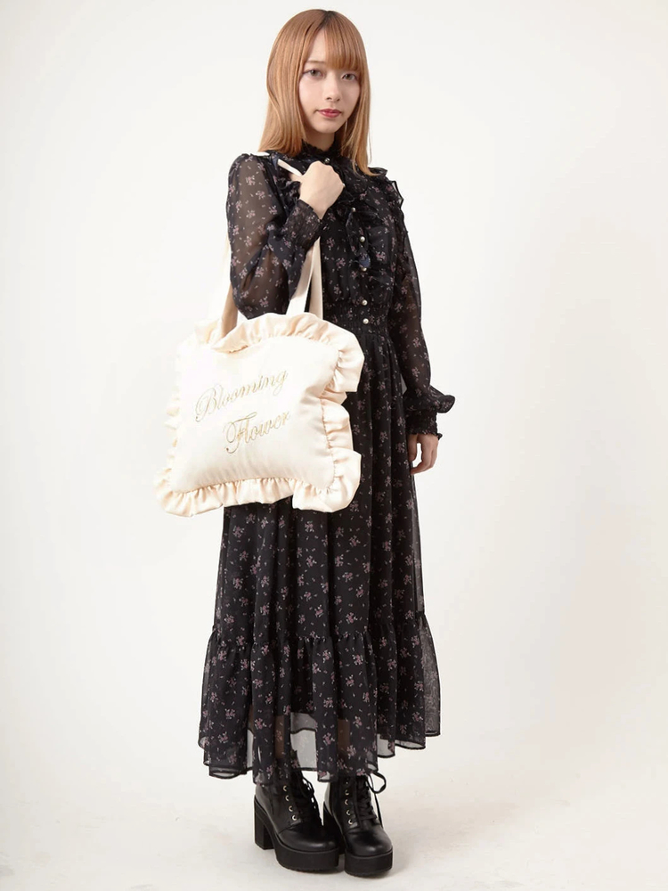 エンブロイダリーフリルトート - Ank Rouge(アンクルージュ)のトート