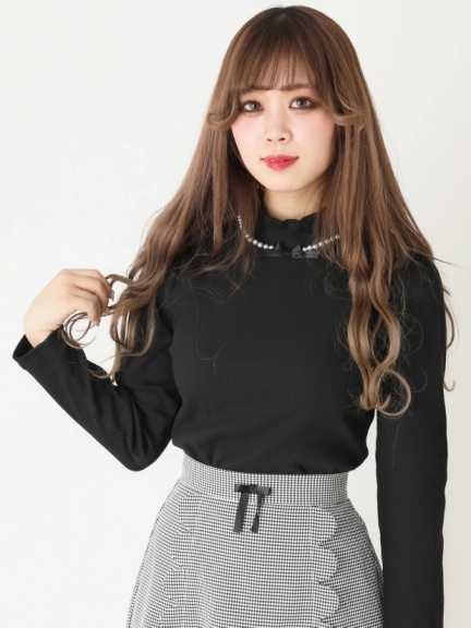 パールリボンテレコtops Ank Rouge アンクルージュ のニット ファッション通販 Ailand アイランド