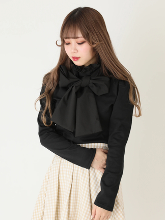 【専用】Ank Rouge BIGリボン　重ね着風　coquette y2k Ank Rouge BIGリボン 重ね着風 coquette y2k 00s