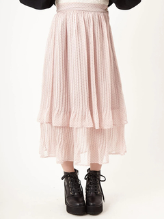 シフォンドットプリーツSK