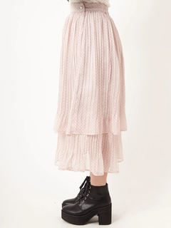 シフォンドットプリーツSK