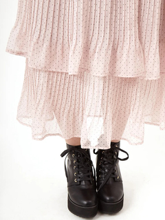 シフォンドットプリーツSK