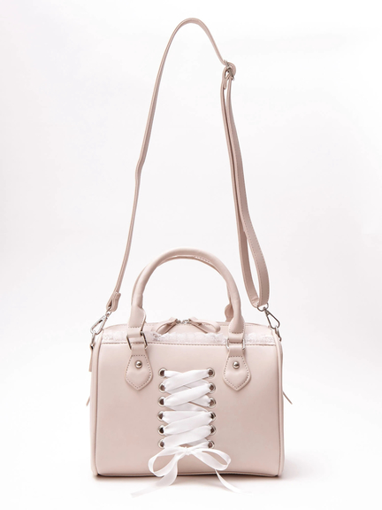 スピンドル合皮Bag(アイボリー)