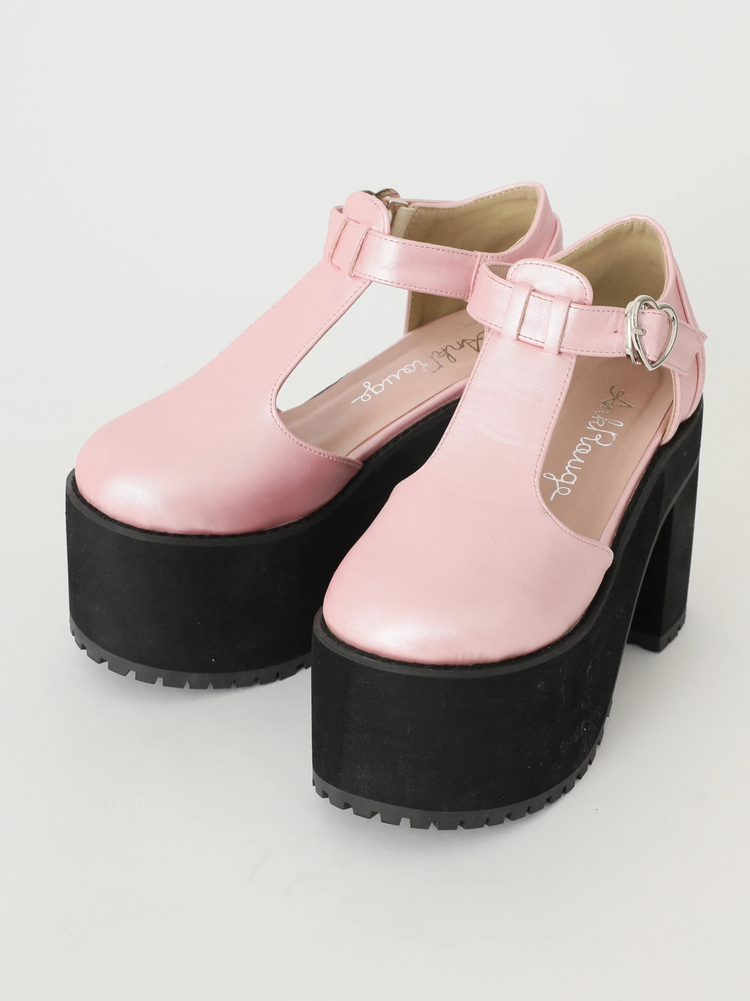 ハートバックルシューズ BABY,THE STARS SHINE BRIGHT ハートバックル