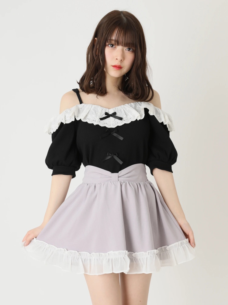 定価より1万円以上お得】Ank Rouge トップス、スカパン2点 (ピンク  