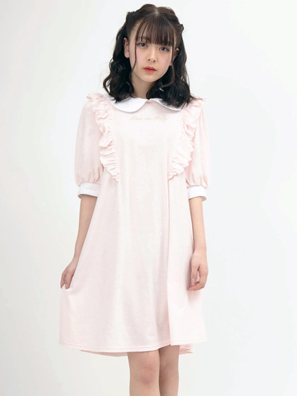 最新入荷 ロゴ丸えりカットOP Rouge(アンクルージュ)のワンピース Ank - ワンピース