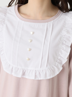 ケープ付きメイドライクトップス