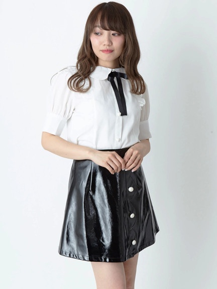 エナメルスカート - Ank Rouge(アンクルージュ)のスカート  