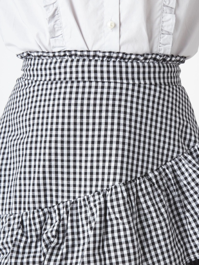 イレヘムギンガムミディスカート - Ank Rouge(アンクルージュ)の  