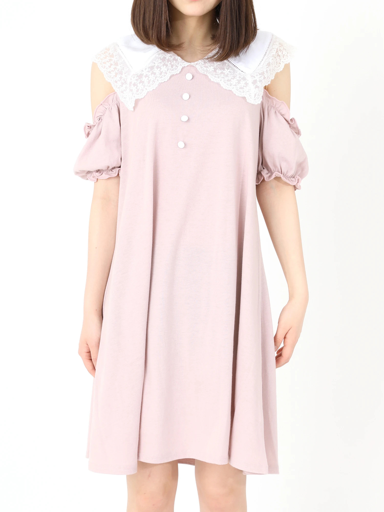 肩あきカットワンピース - Ank Rouge(アンクルージュ)の