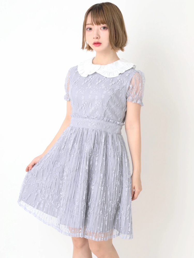 プリーツレースワンピース Ank Rouge アンクルージュ のワンピース ファッション通販 Ailand アイランド